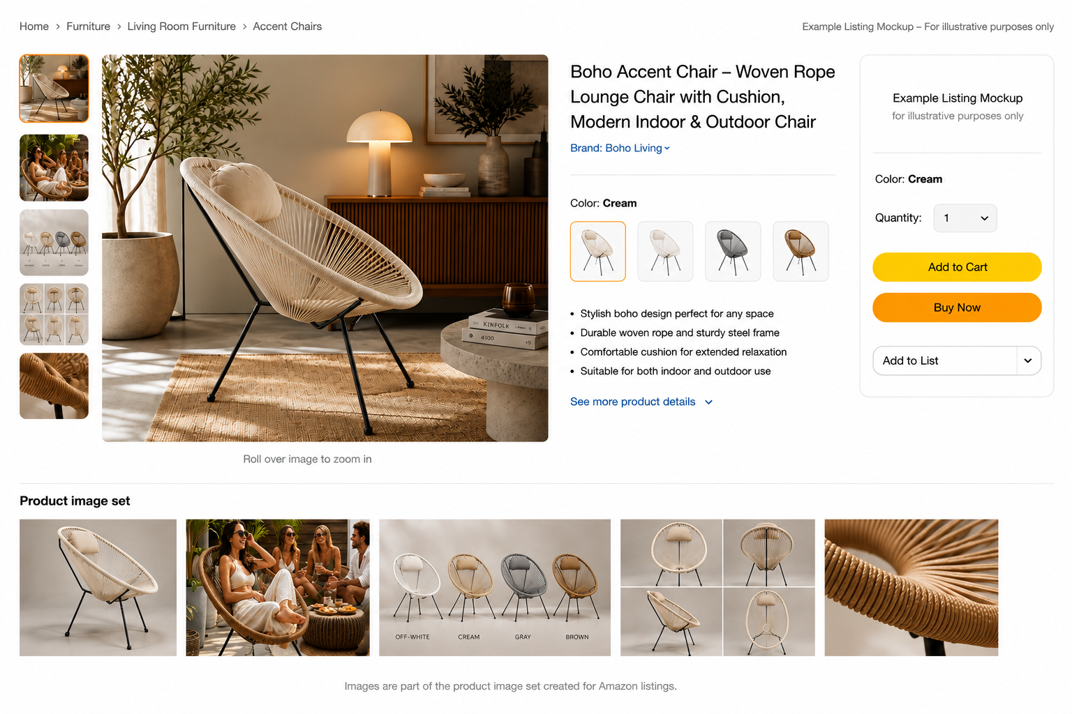 ListingSet Amazon workflow